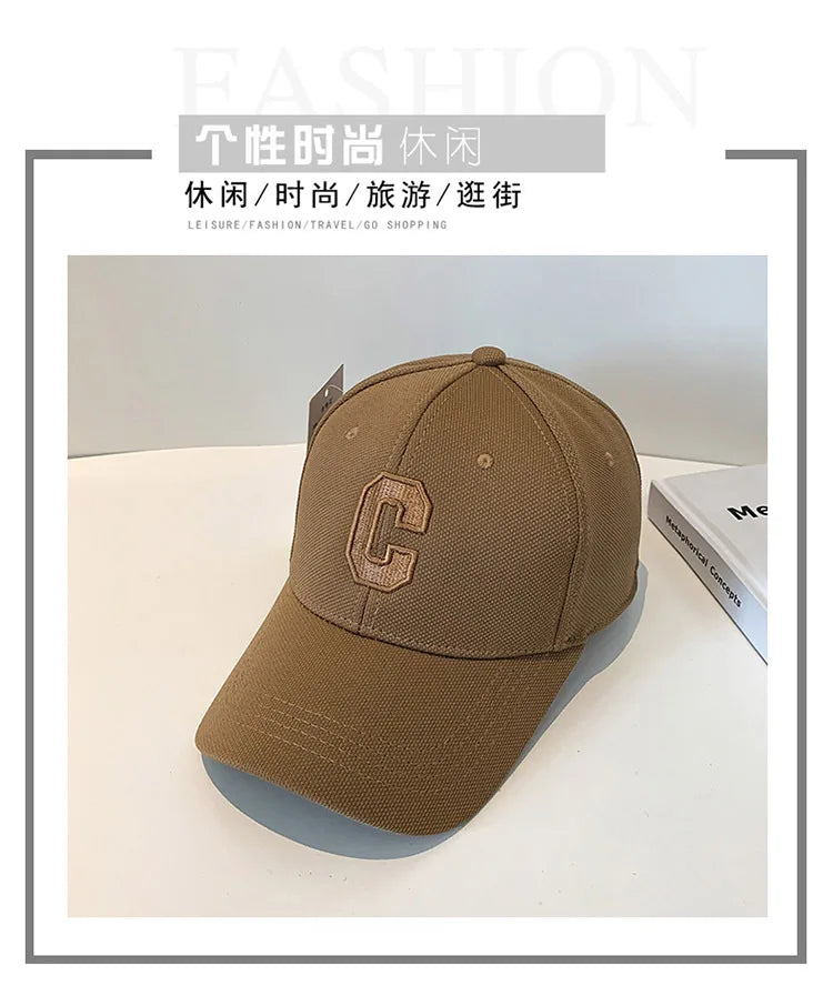 breathable embroidered baseball cap summer wear
