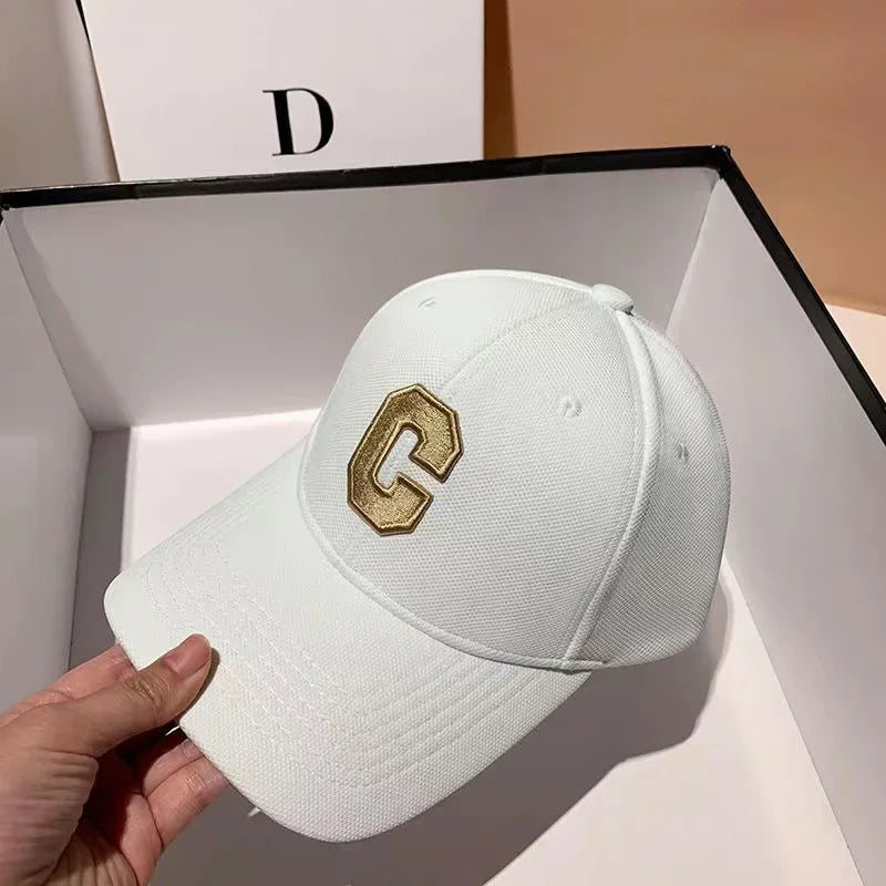 custom hats embroidered baseball cap close view
