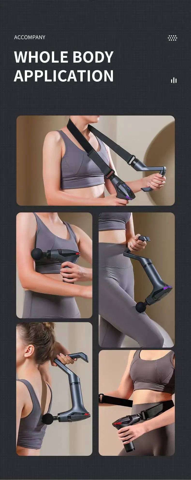 Long Handle Massage Gun