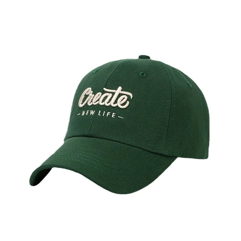 Adjustable baseball cap for men and women sun protection fashion hat