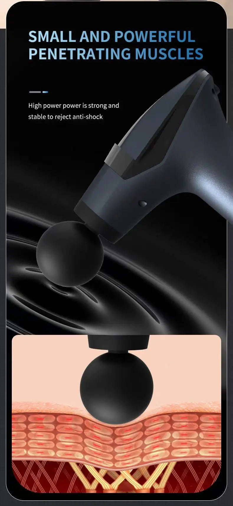 Long Handle Massage Gun
