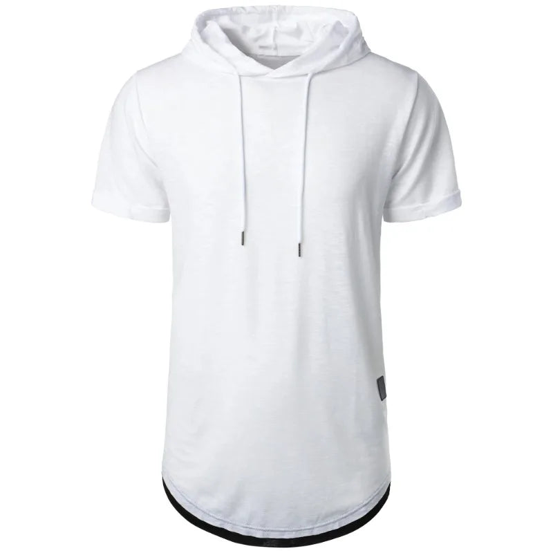 Men Hooded T Shirt