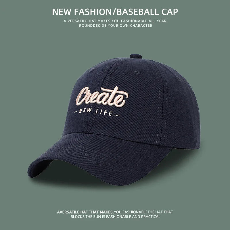 Adjustable baseball cap for men and women sun protection fashion hat