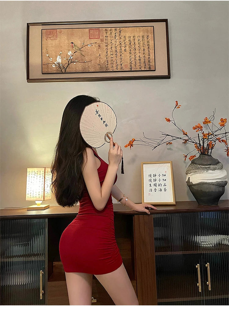 High Neck Bodycon Dress