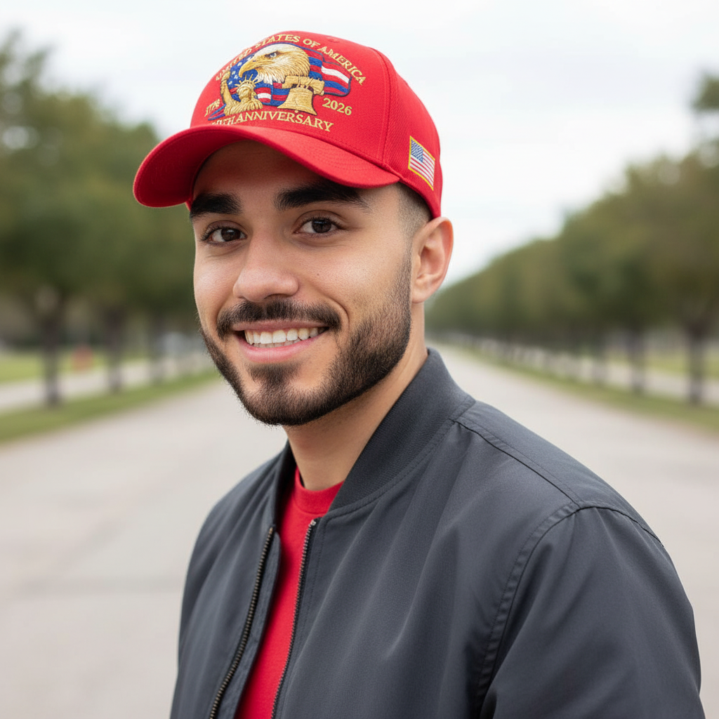 USA eagle embroidered baseball cap adjustable patriotic hat for men and women