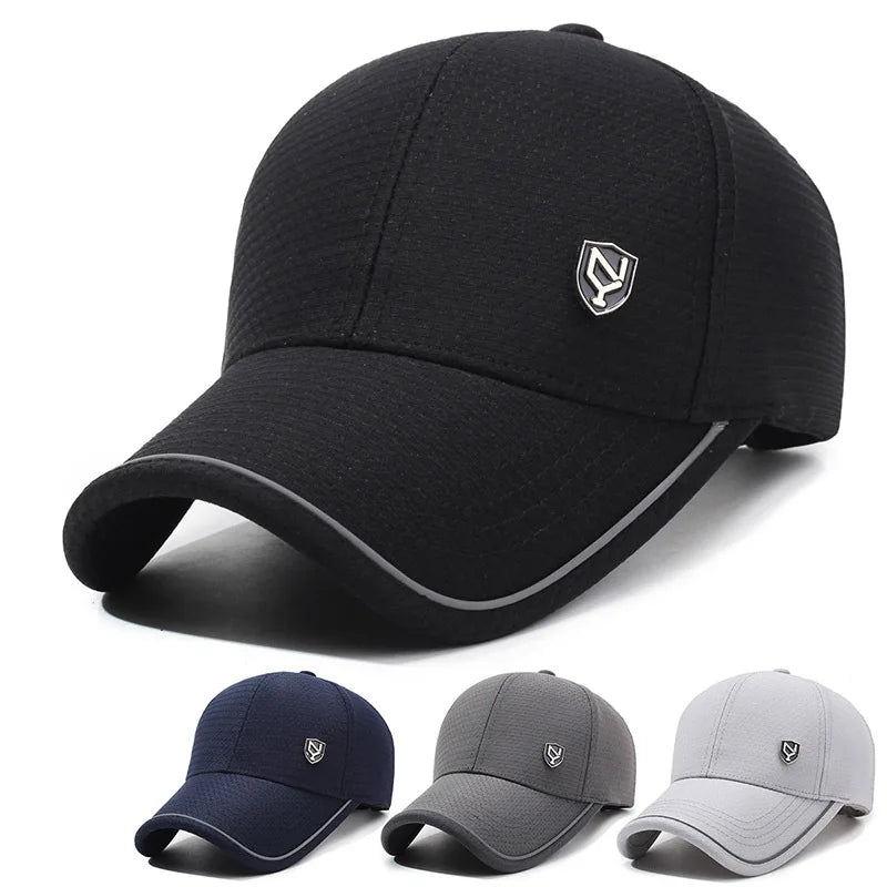 baseball cap, breathable cap, sports cap, outdoor hat, mens cap, adjustable cap, lightweight hat, summer cap, streetwear cap, casual cap, gym hat, travel cap, polyester cap, athletic hat, fashion cap, black baseball cap, navy cap, breathable hat, curved brim cap, unisex baseball cap